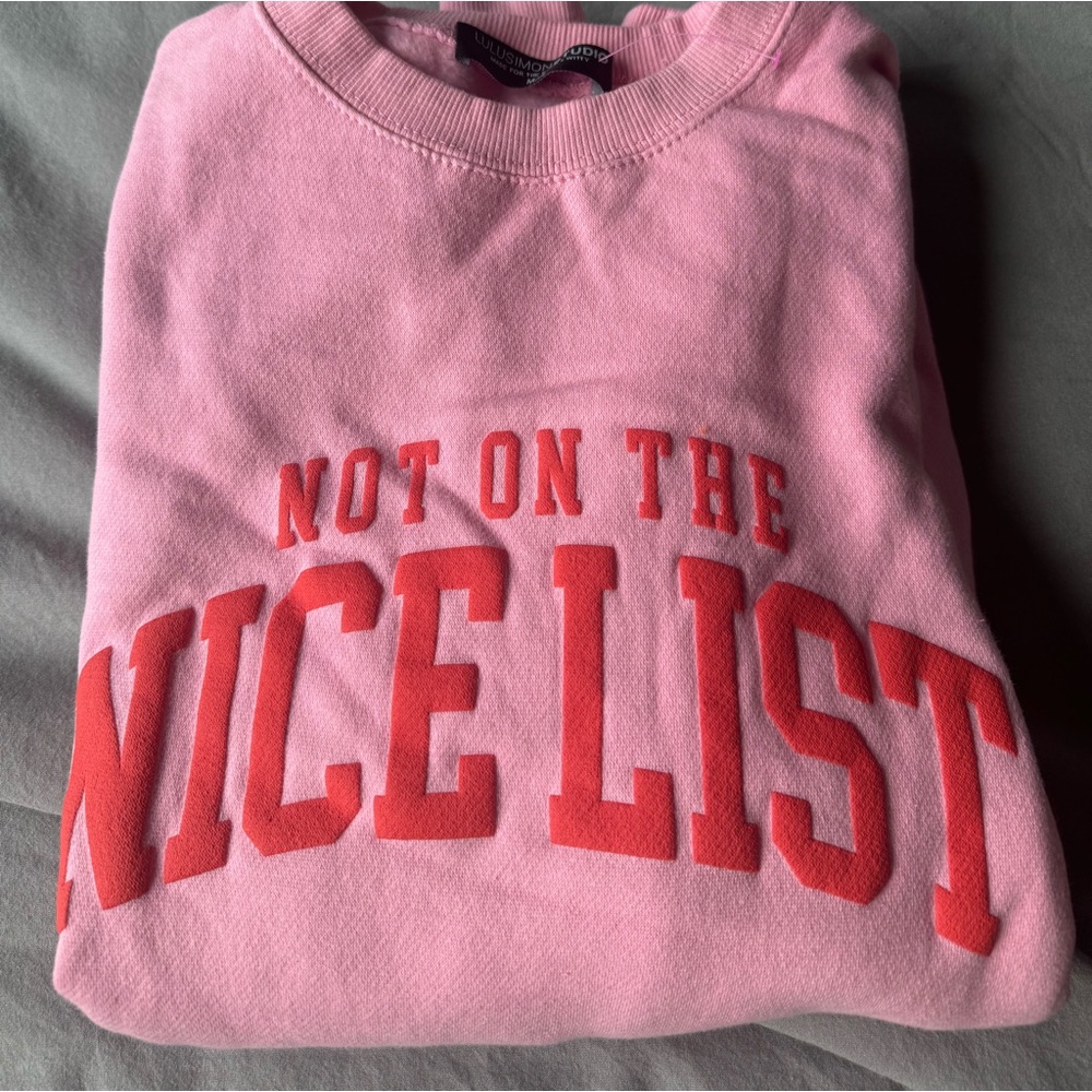 Pink Baggy Crewneck